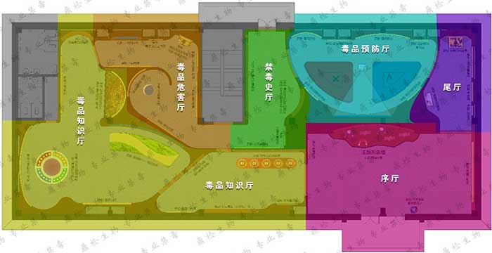 禁毒教育基地建設(shè)效果圖